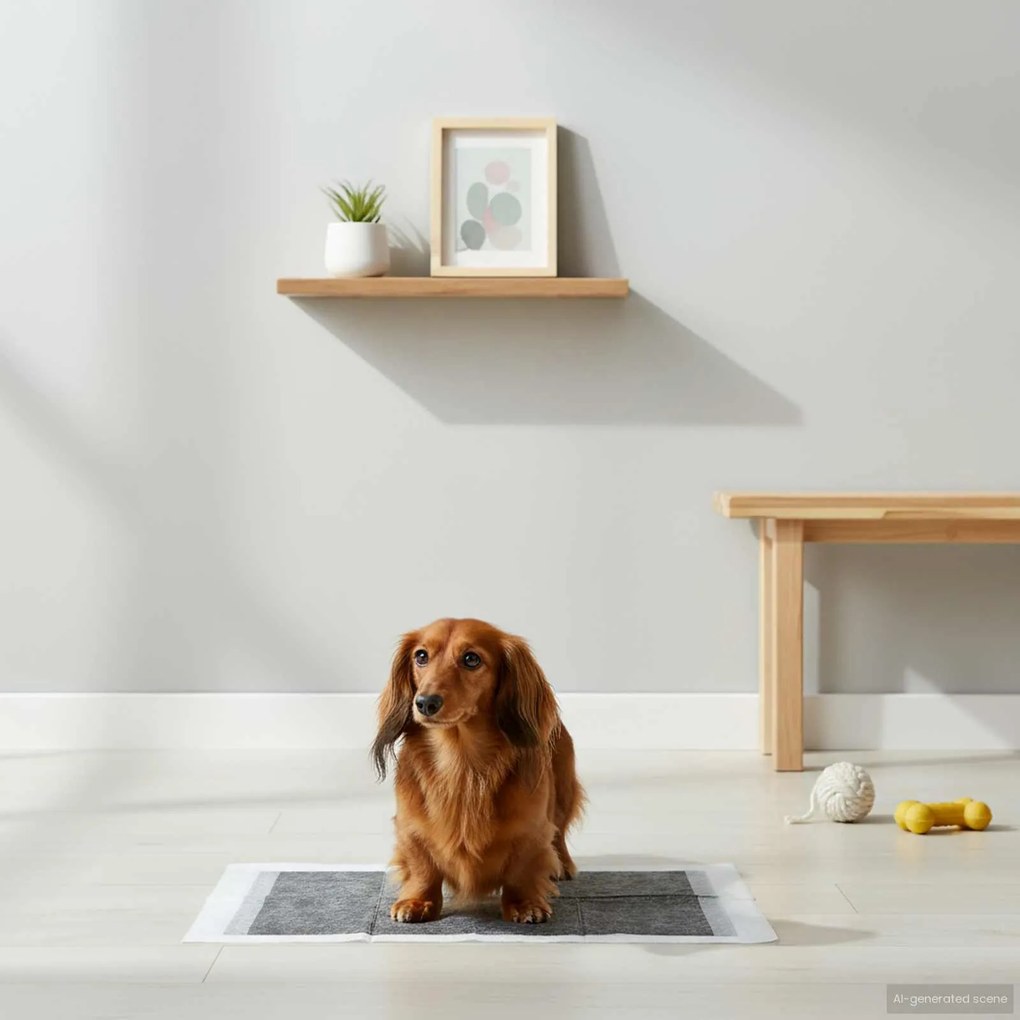 vidaXL Protetor de treinamento para pets de tecido não tecido 50 pcs