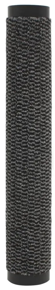 Tapete controlo pó retangular tufado 2 pcs 90x150cm antracite