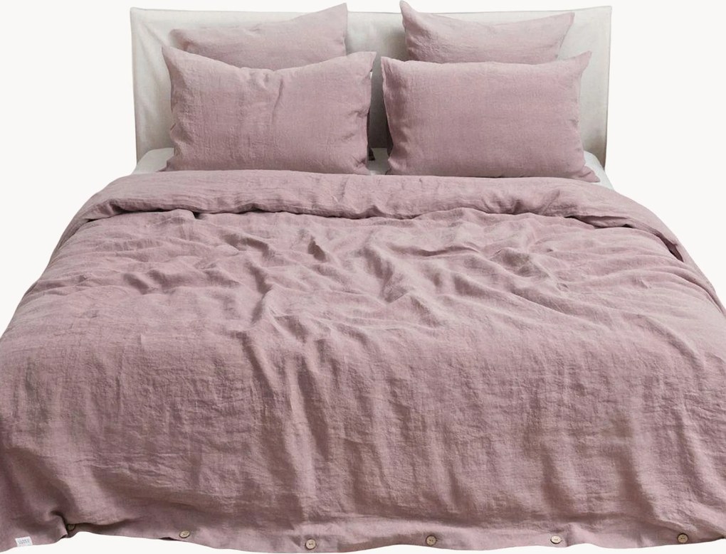 Conjunto de roupa de cama em linho Ashes of Roses, conjunto de 2