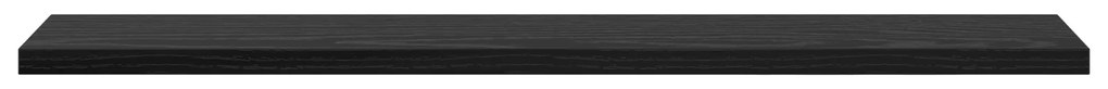 Conjunto com 4 Prateleiras Preto Carvalho 60x10x1,5 cm Madeira de Enge