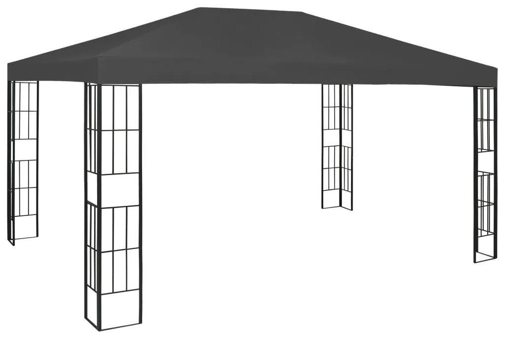 vidaXL Gazebo 3x4 m antracite