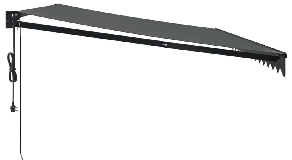 Toldo retrátil automático 5x3 m antracite