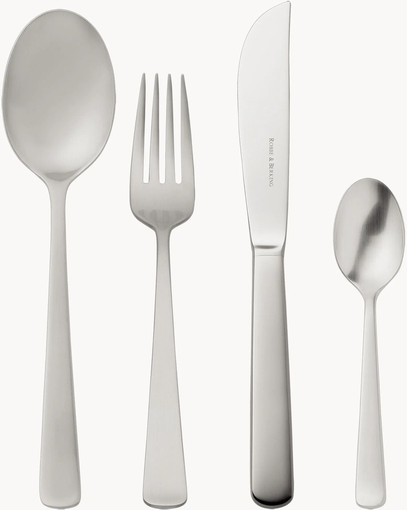 Conjunto de talheres escovados artesanais Atlantic, vários tamanhos