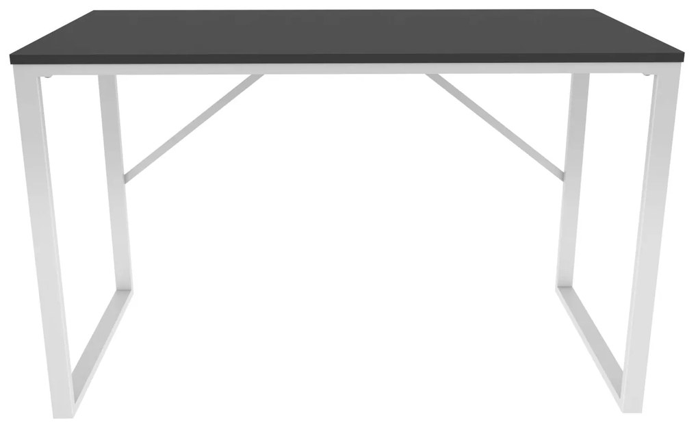Secretária Layton – Branco Antracite – 120x60x74 cm
