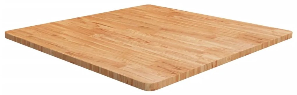 Tampo mesa quadrado 90x90x2,5cm carvalho tratado castanho-claro
