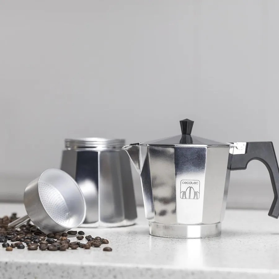 Cafeteira italiana de alumínio fundido Mokclassic 900 Shiny