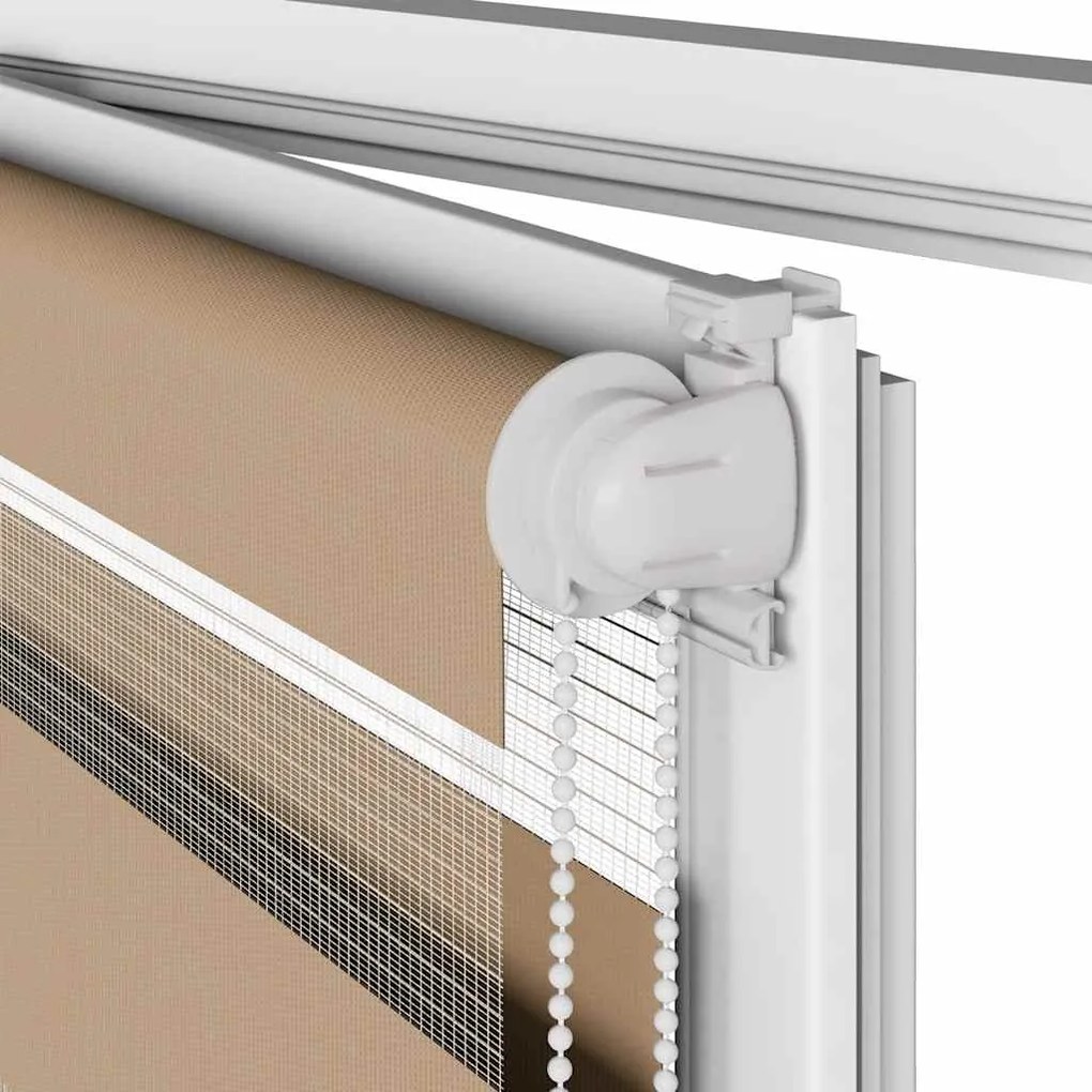 Cortina de zebra 130x100 cm largura do tecido 125,9cm poliéster