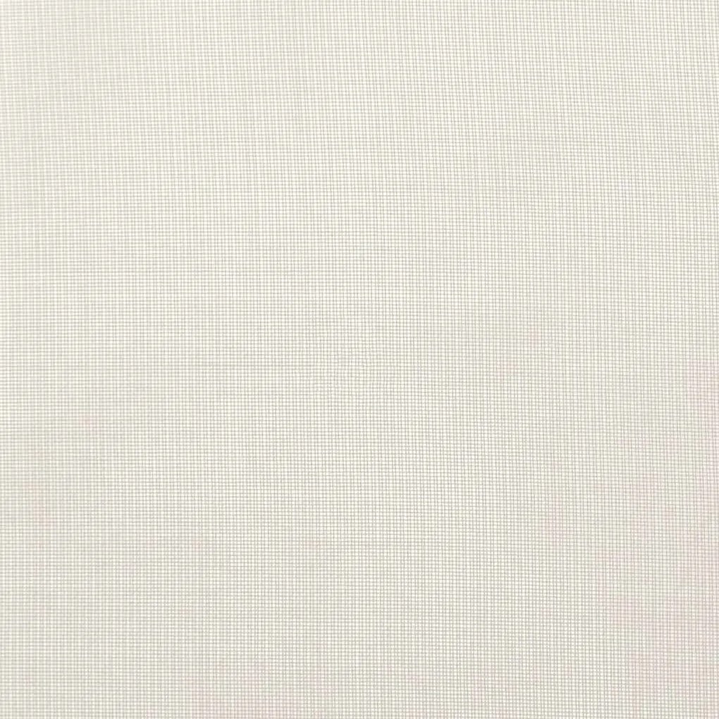 Cortinas de voile com aba 2 pcs creme