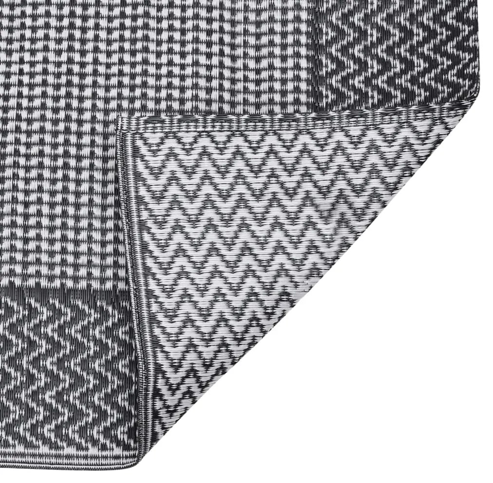 Tapete de exterior 80x250 cm ARAKIL PP preto