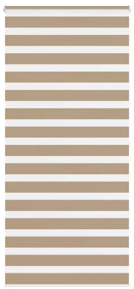vidaXL Cortina de zebra 115x200 cm largura do tecido 110,9cm poliéster