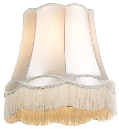 Candeeiro de suspensão retro creme 45 cm - Granny