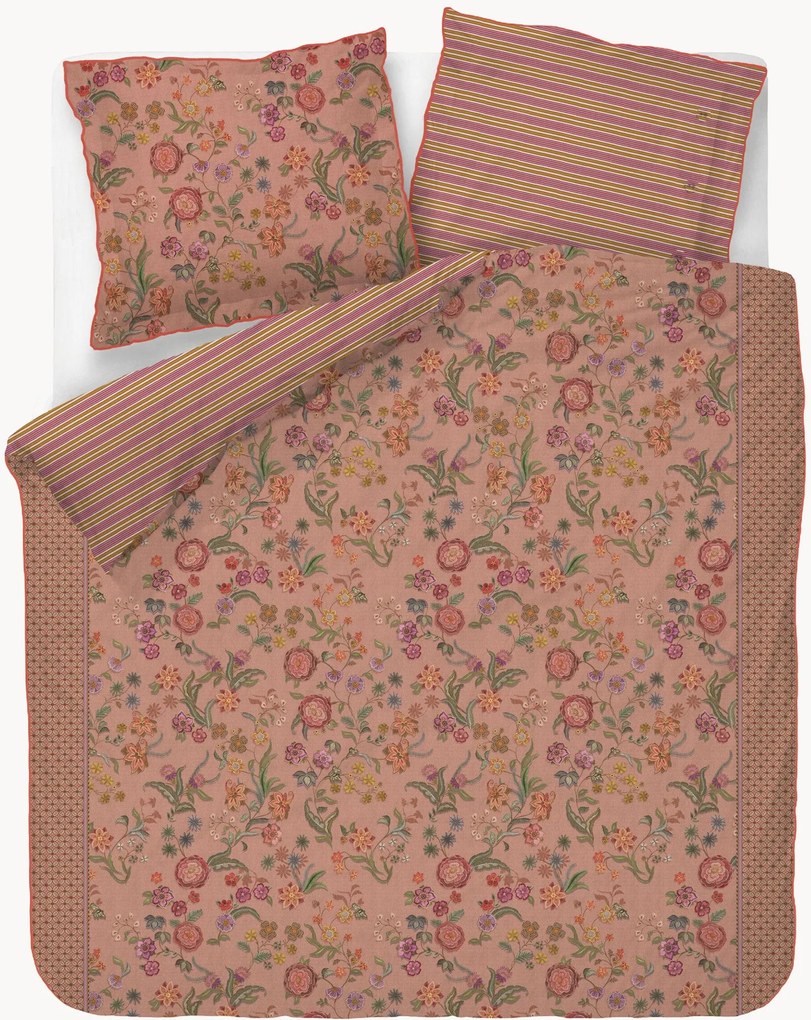 Conjunto de roupa de cama em percal de algodão Coco Flower