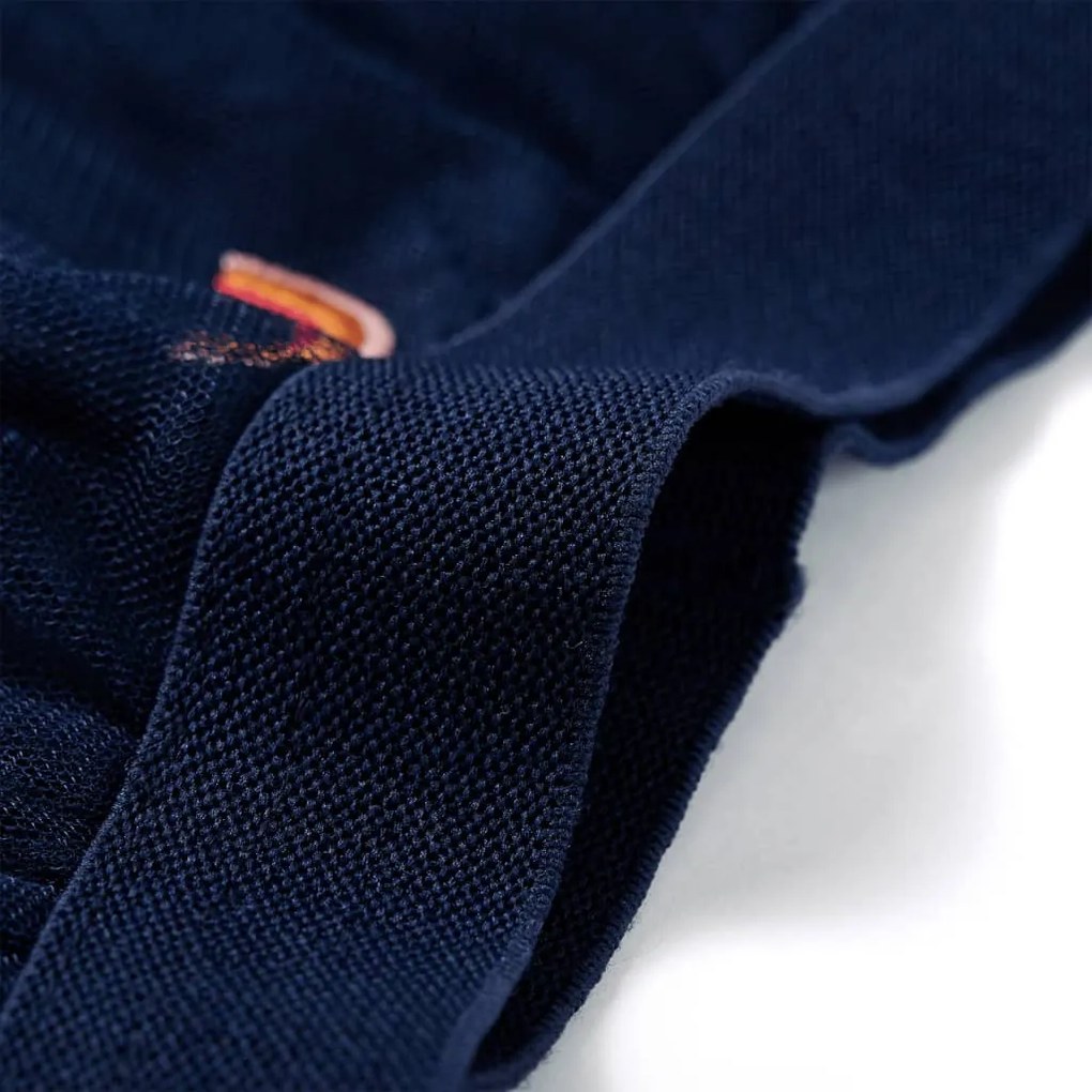 Saia para criança com tule azul-marinho 140