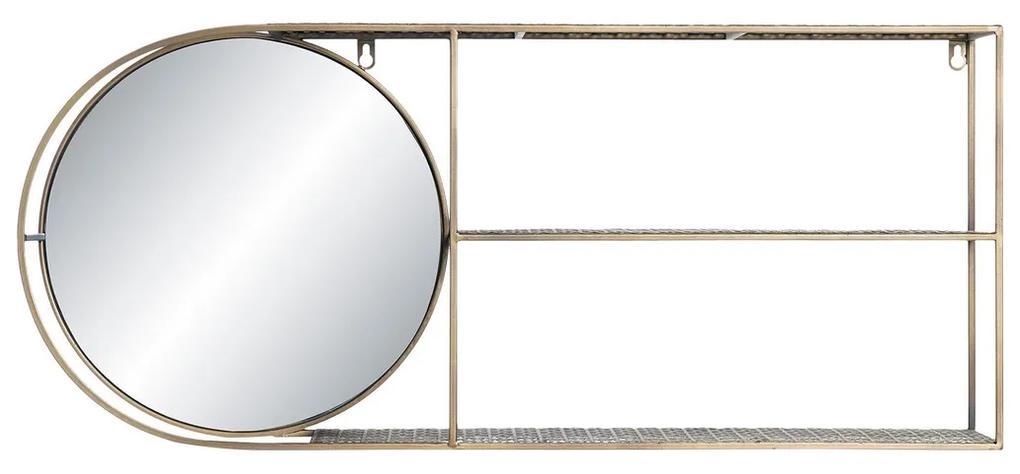 Espelho de Parede Dkd Home Decor Espelho Dourado Metal Moderno (80 X 13 X 35 cm)