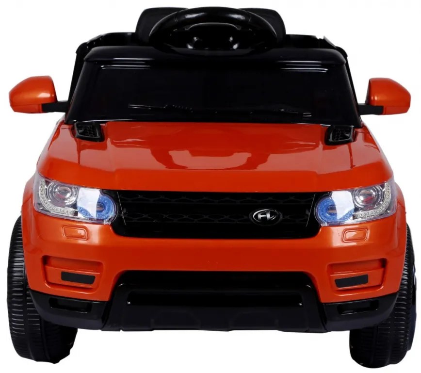 Carro elétrico para Crianças Start Run, 12V Rodas e assento plástico Laranja