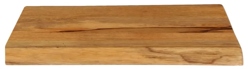 Tampo de mesa c/ borda viva 70x40x2,5 cm mangueira maciça