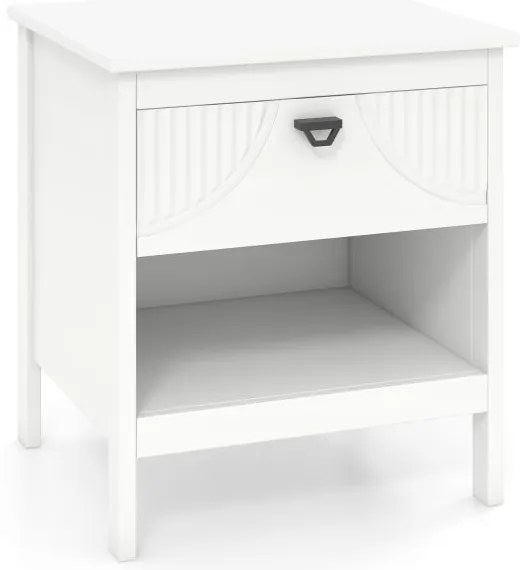 3-Cômoda estilo moderno, armário de armazenamento doméstico, branco