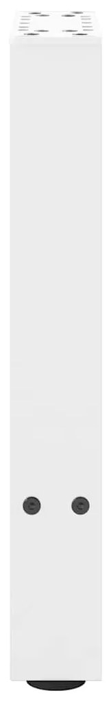 Pés para mesa de centro , brancos, 2 peças, 28x(42-43) cm, aço