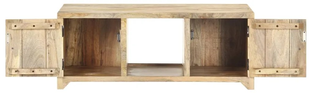 Mesa de centro 90x50x35 cm madeira de mangueira maciça