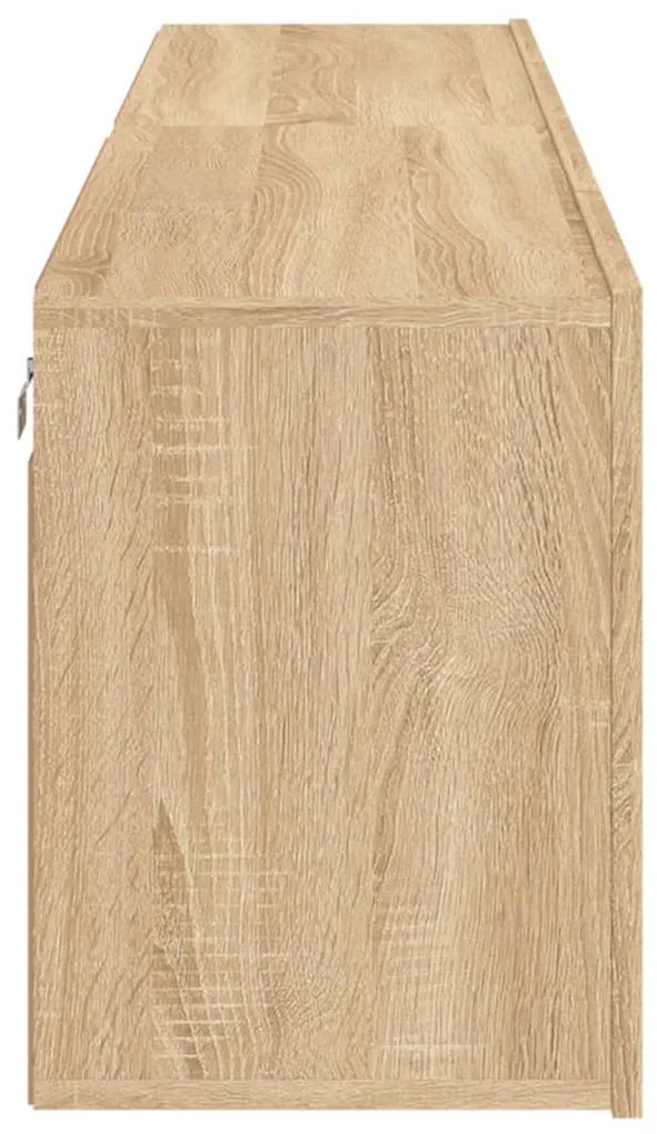 Móveis de parede para TV 2 pcs 80x30x41 cm carvalho sonoma