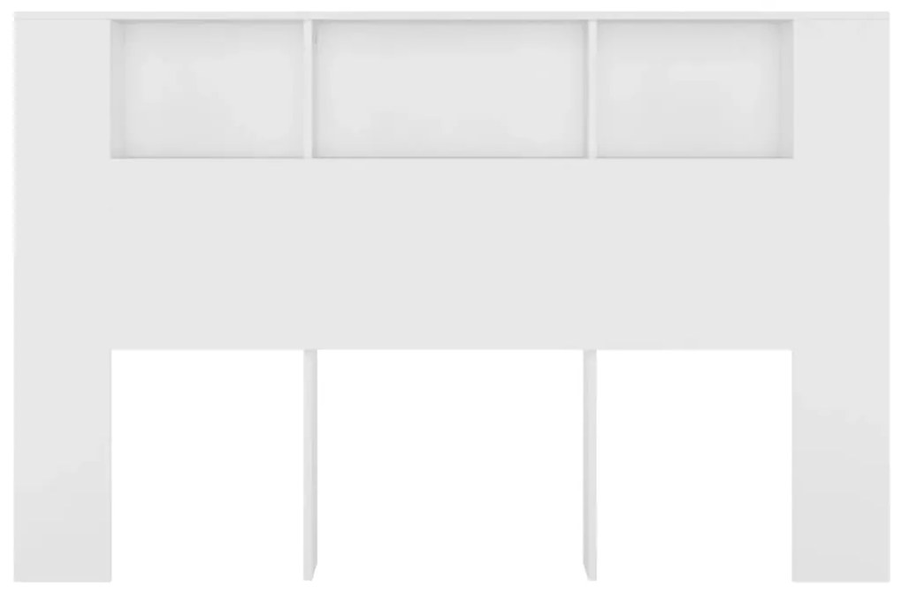 Armário de cabeceira 160x18,5x104,5 cm branco