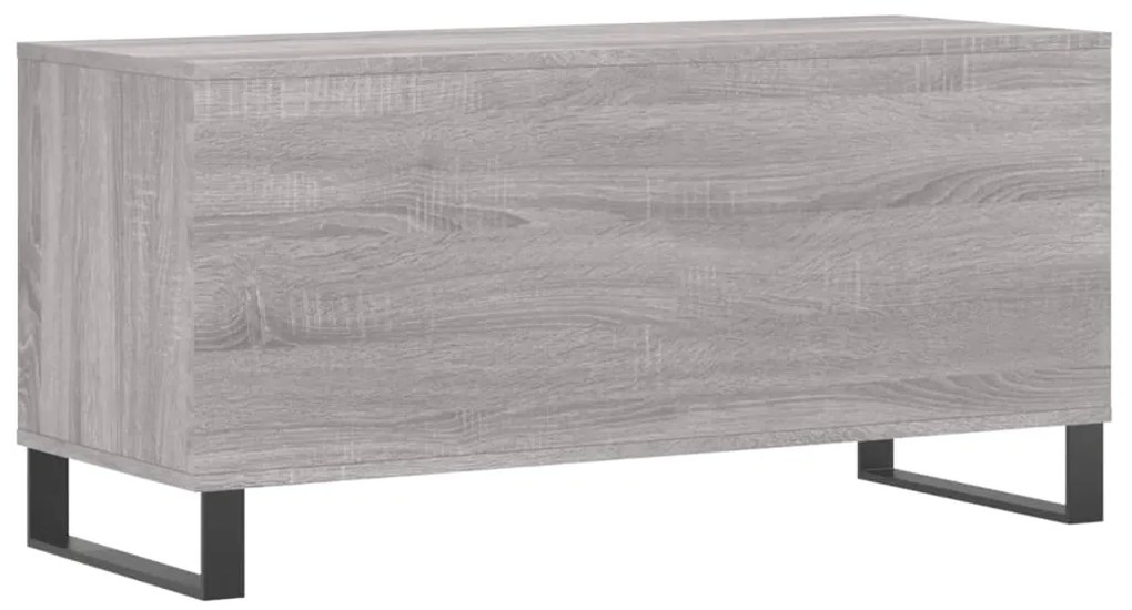 Armário p/ discos 100x38x48cm derivados madeira cinzento sonoma