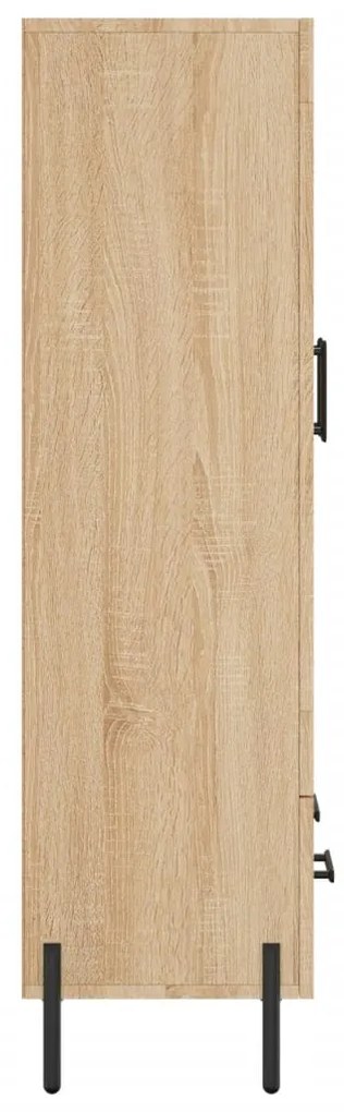 Armário alto derivados de madeira 69,5x31x115cm carvalho sonoma