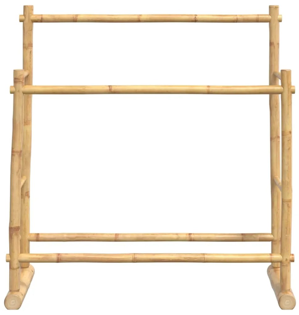 Suporte para roupas 100x30x100 cm bambu