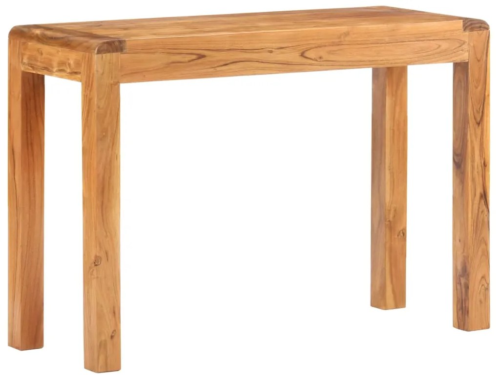 Mesa consola 110x40x76 cm acácia maciça c/ acabamento a mel