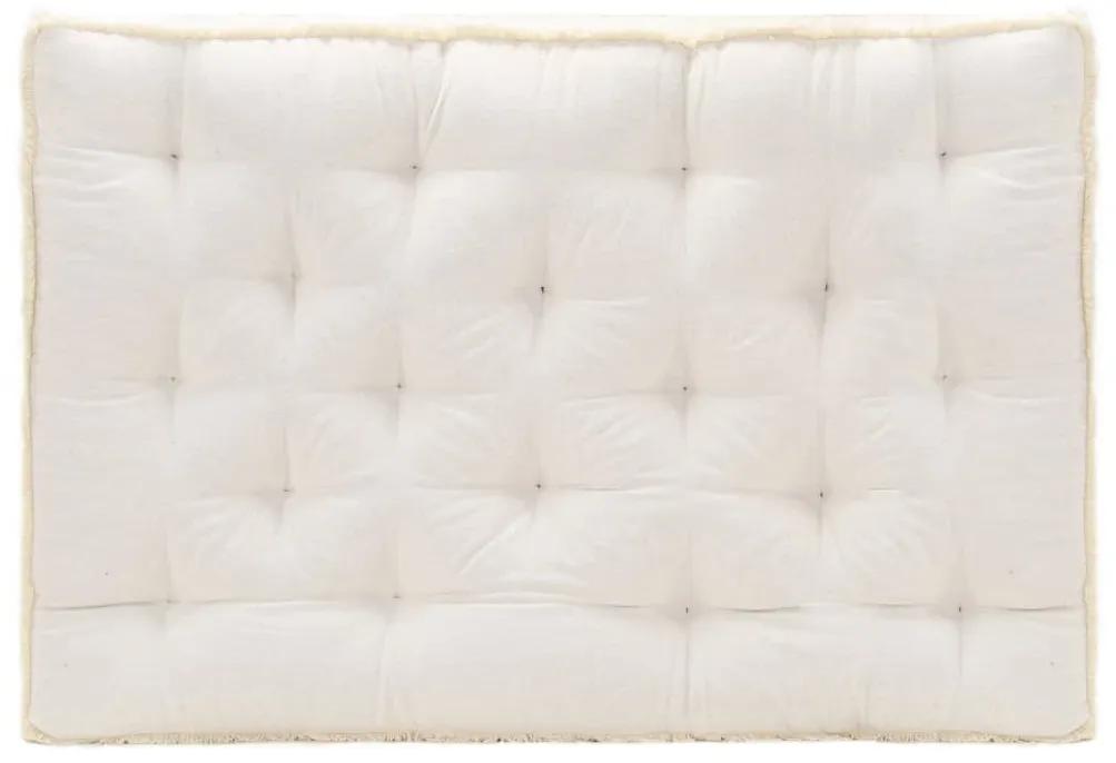 Almofadão para sofá de paletes 120x80x10 cm bege