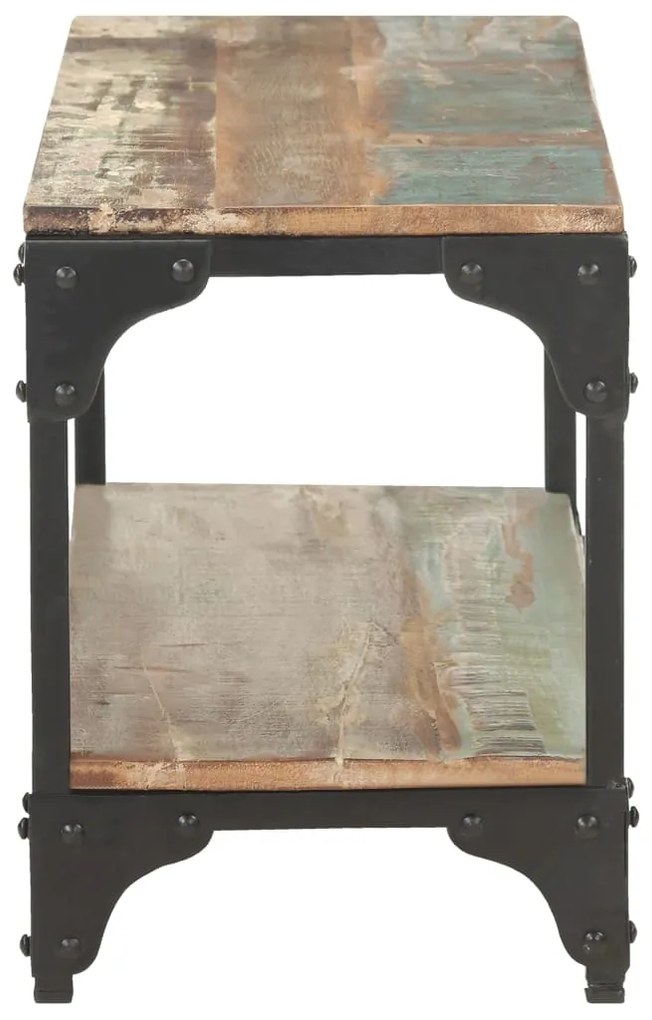 Mesa de centro 90x30x40 cm madeira recuperada maciça