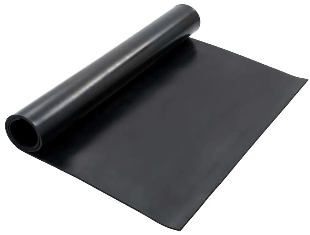 Tapete de borracha antiderrapante liso 1,2x2 m 8 mm