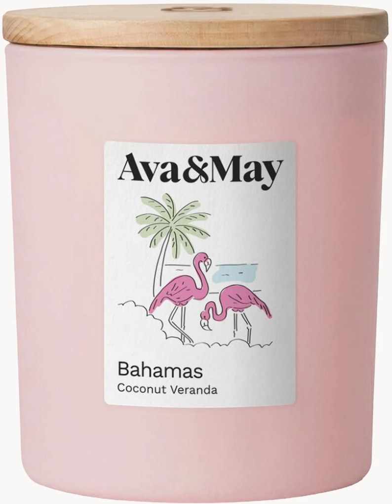 Vela perfumada Bahamas (coco, baunilha, monoi)