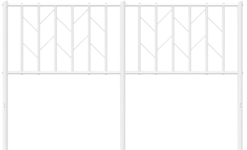 Cabeceira de cama 140 cm metal branco