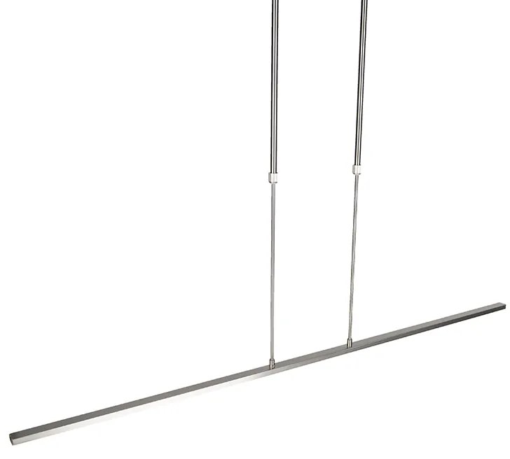 Candeeiro de suspensão moderno em aço com LED ajustável - Bold