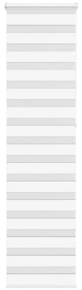vidaXL Cortina de zebra 55x230 cm largura do tecido 50,9 cm poliéster