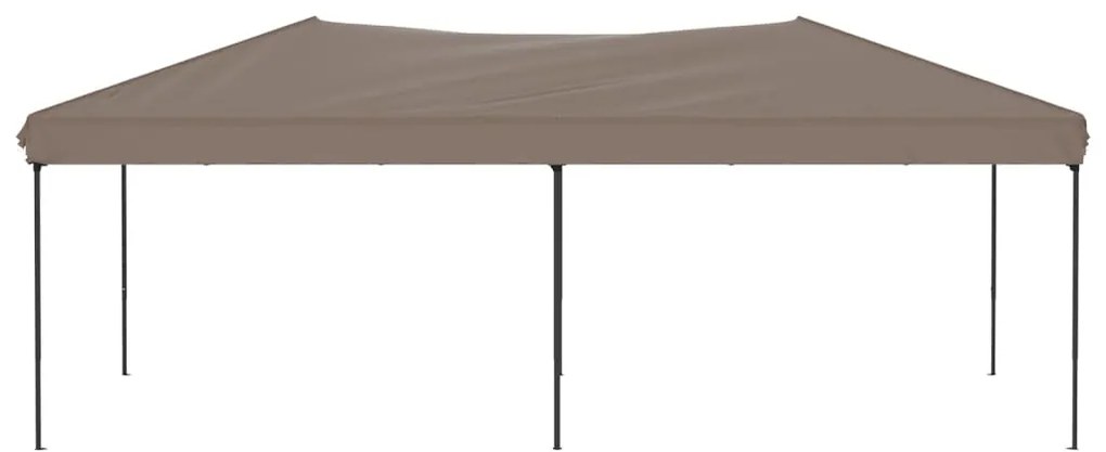 Tenda para festas dobrável 3x6 m cinzento-acastanhado