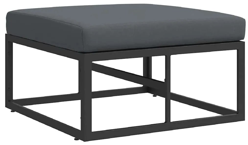 Conjunto de Sofá de Jardim 4 pcs Preto 211,5 x 141,5 x 71 cm
