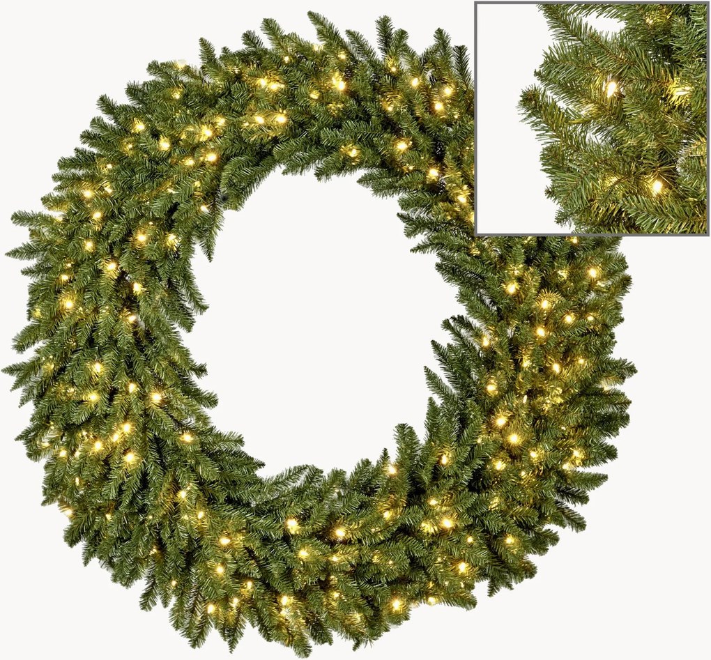 Coroa de Natal LED para exterior Oriana