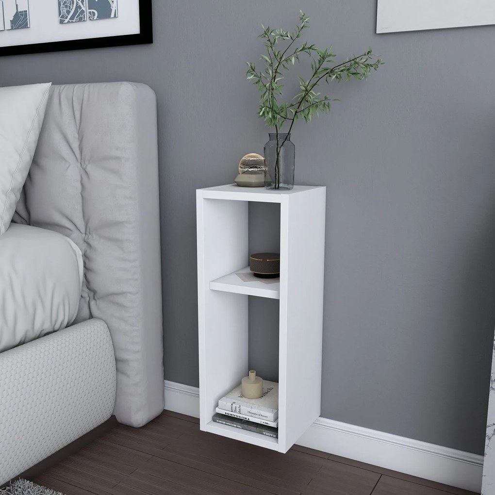 Mesa de Cabeceira Sault – Branco – 23,2 cm x 22 cm x 59,6 cm