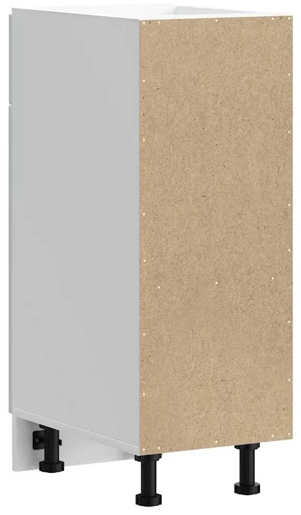 Armário base de cozinha Porto derivados de madeira branco