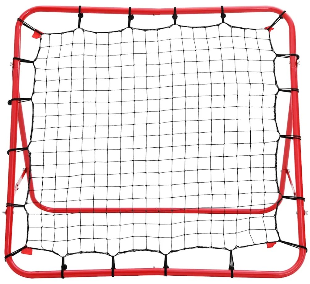 Rede de ressalto para futebol ajustável 100 x 100 cm