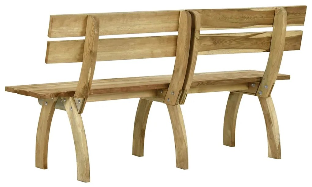 Banco de jardim 160 cm pinho impregnado