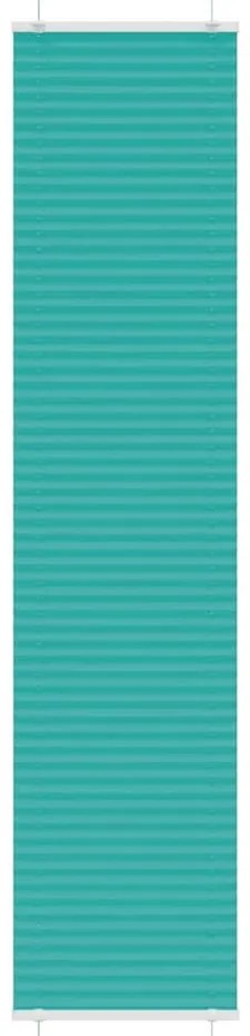 Gasolina verde Plissada Cega 45x200 cm Largura Tecido 44,4 cm