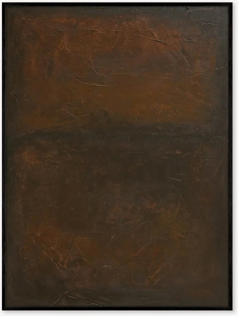 Tela emoldurada pintada à mão Print After Dark