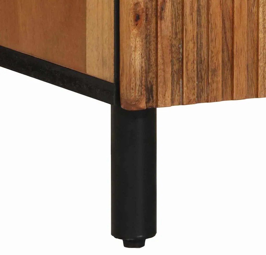 Sideboard vidaXL 40x33x75 cm Madeira sólida de Acácia