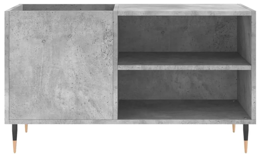 Armário p/ discos 85x38x48 cm deriv. madeira cinzento-cimento