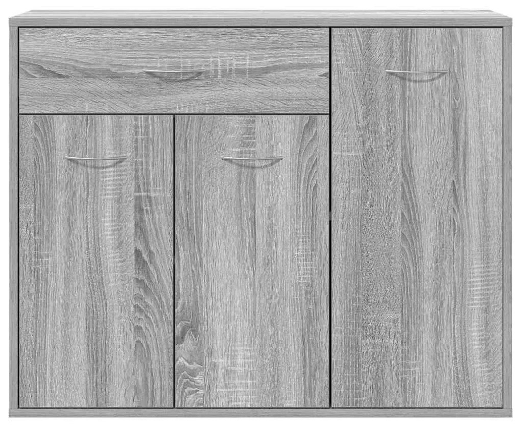 Aparador 88x30x70 cm derivados de madeira cinzento sonoma