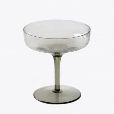 Pack De 4 Copos Cocktail Yulia Cinza - Sklum