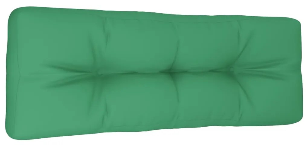 Almofadão para sofá de paletes 120x40x12 cm tecido verde